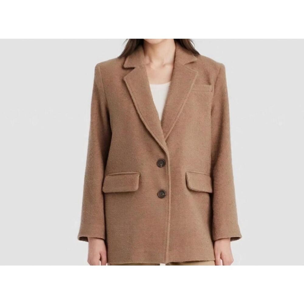Universal Threads Tan oversized Blazer Jacket Heavy lined Women's Size XL NWT